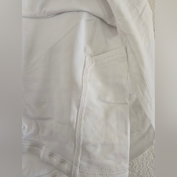NWT Lululemon Athletica White Pace Rival MR Skirt *Long Size 10 - Picture 8 of 11